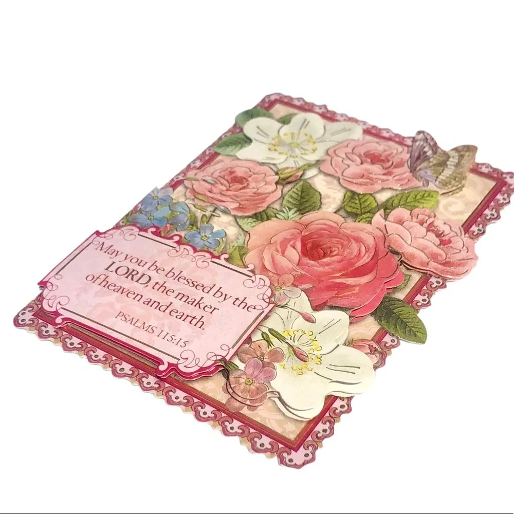 Pooch & Sweetheart Christian Embellished 3D Scripture Note Cards, 8 ct (96349)